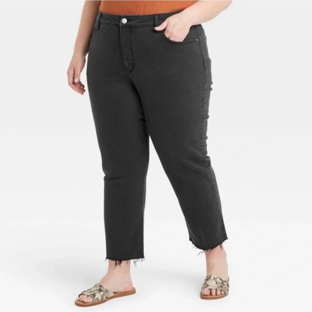 nwt - Ava & Viv mid-rise skinny black jeans